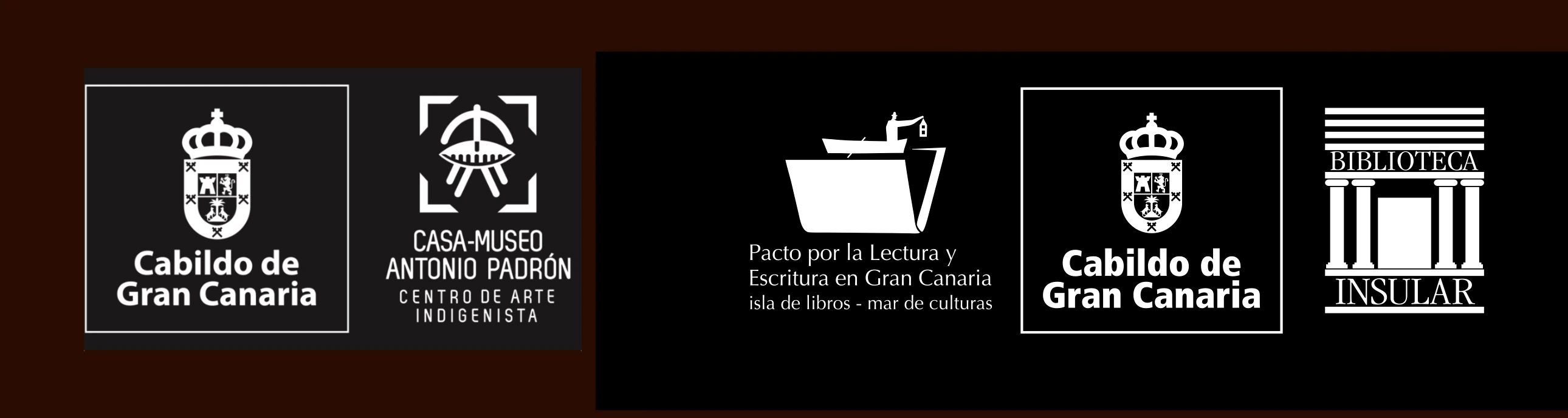 Cabildo de Gran Canaria · Casa-Museo Antonio Padrón · Pacto por la Lectura y Escritura en Gran Canaria · Biblioteca Insular